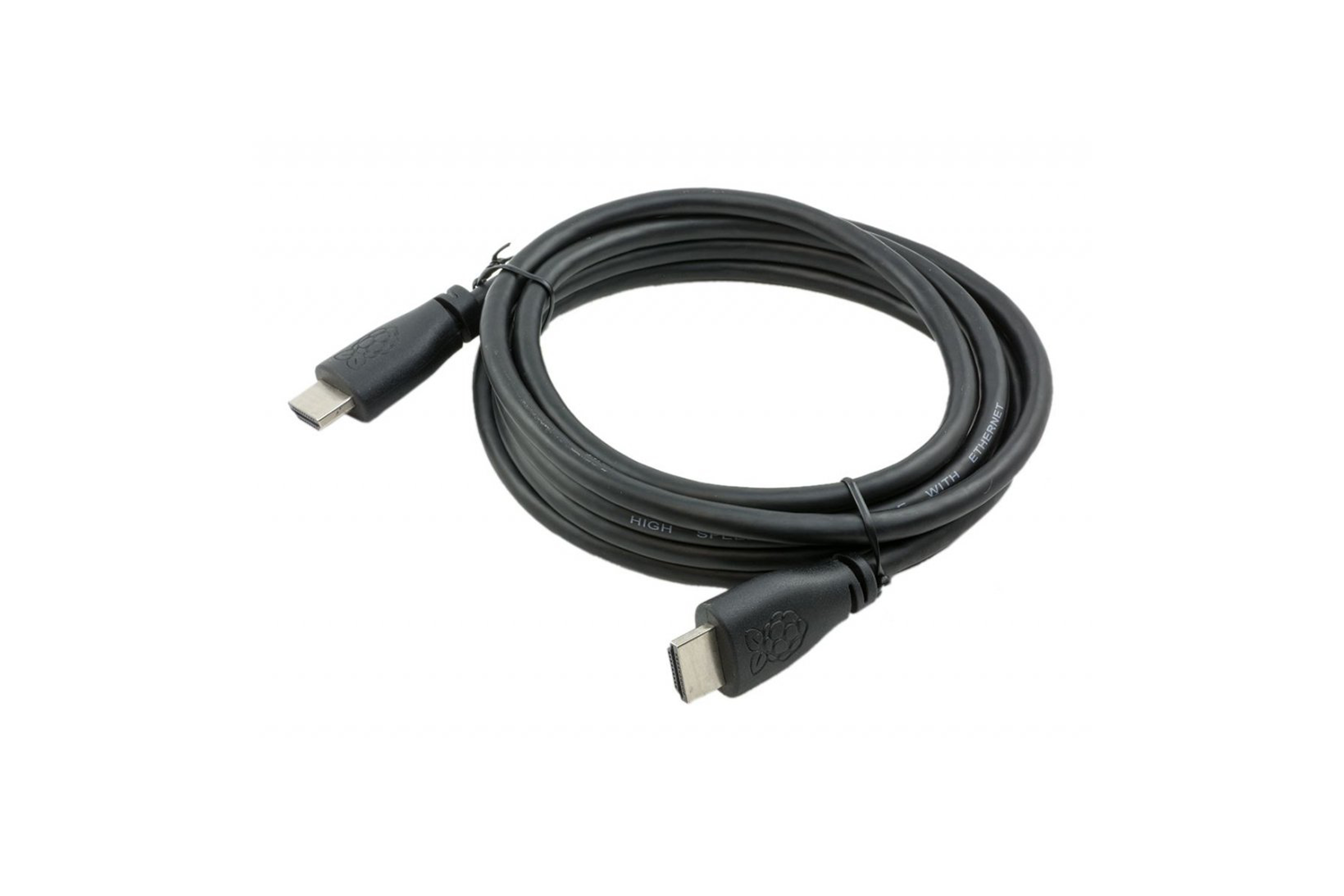 Offizielles HDMI-Kabel für Raspberry Pi, 2 m, schwarz