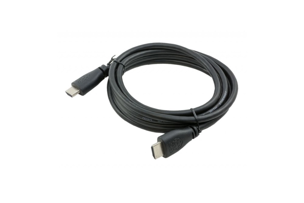 Offizielles HDMI-Kabel für Raspberry Pi, 1 m, schwarz