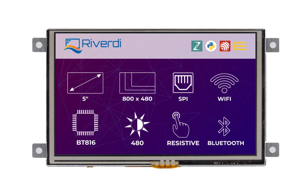 Riverdi Ritft-50-IoT-Res, High-Quality 5 Inches