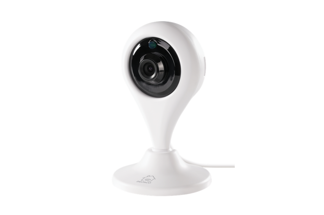 DELTACO Indoor Smart Camera 720p with WiFi - White