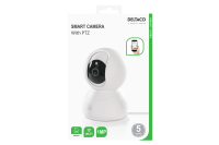 DELTACO Indoor Smart Security Camera 720p PTZ with WiFi - White