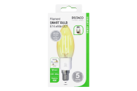 DELTACO Smart Bulb E14 LED Bulb 4.5W 400lm WiFi  - Dimmable White LED Light