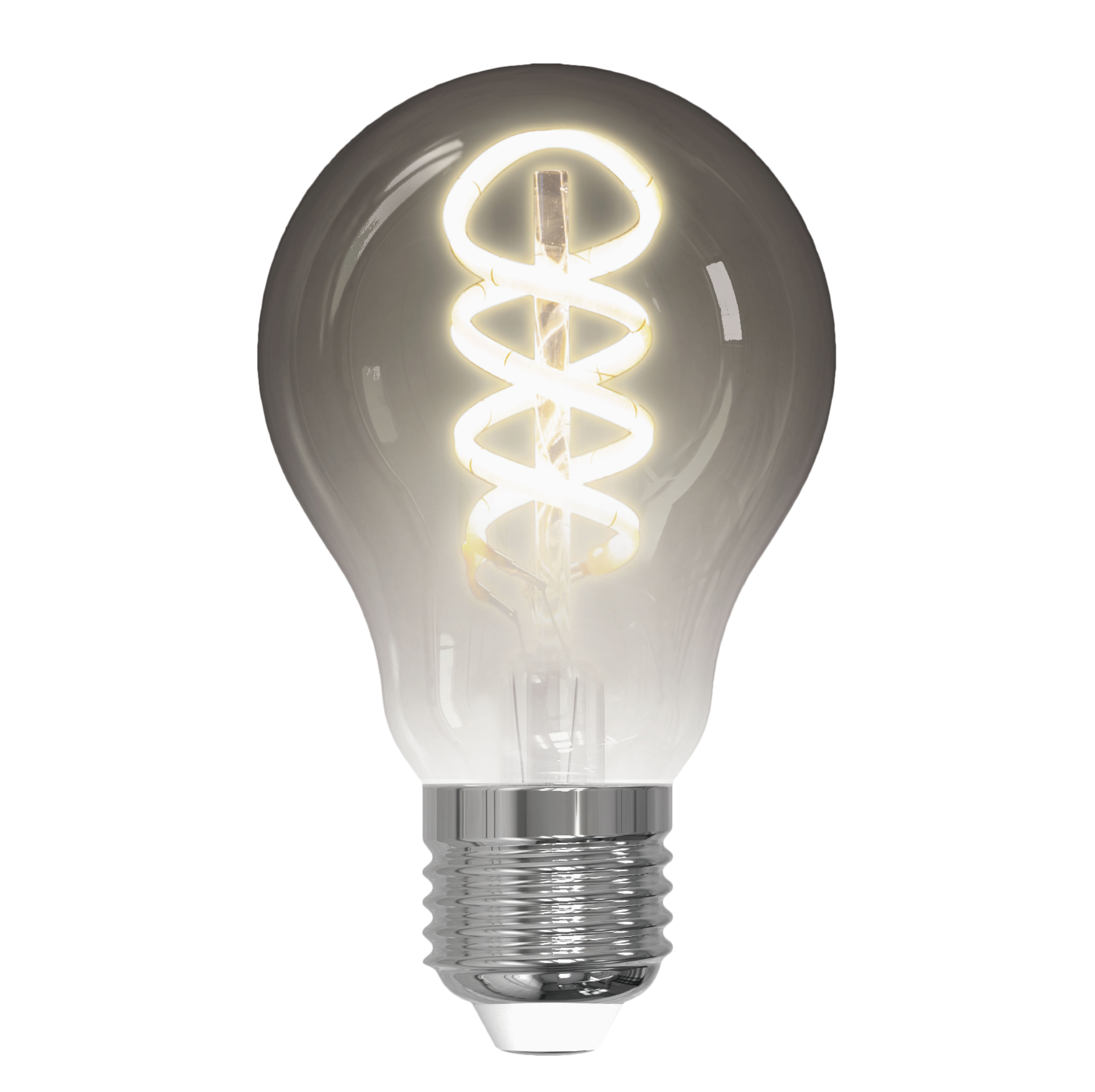DELTACO Smart Bulb E27 Spiral Filament LED Bulb 5.5W 300lm A60 WiFi – Dimmable White LED Light