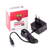 Adaptateur secteur Raspberry Pi 5,1V/3A USB-C (UE, noir)