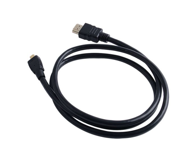 Officiel Raspberry Pi micro-câble HDMI standard mâle, 2mtr Noir
