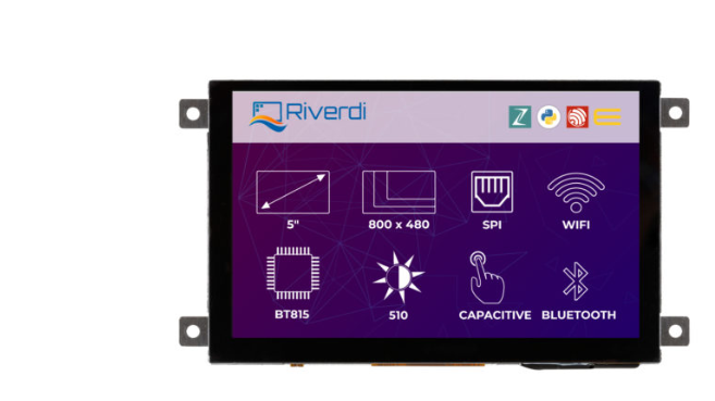 Riverdi Ritft-50-IoT-Cap, High-Quality 5 Inches