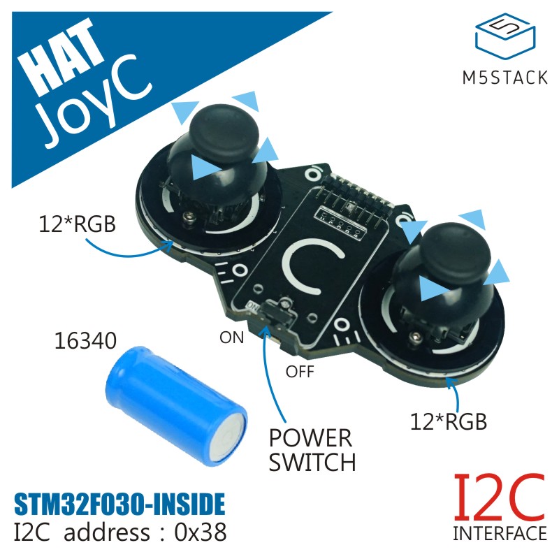 JoyC (W/O M5StickC) omni-directional controller