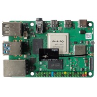 OKdo ROCK 4 Model C+ 4GB Single Board Computer Starter Kit with PSU, Case, Preloaded Linux OS, Heat Sink, Fan