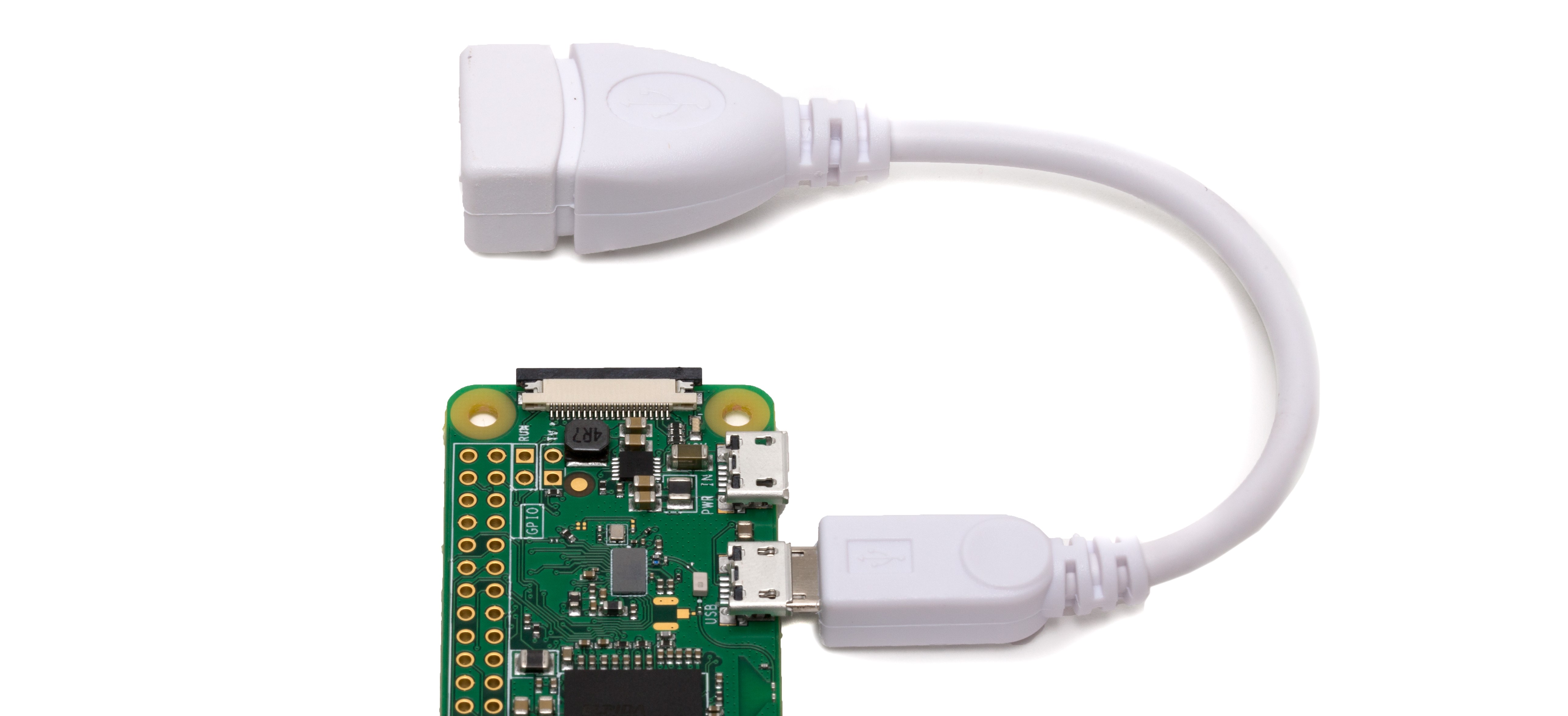 Micro-USB (M) to Type-A (F) OTG adaptor