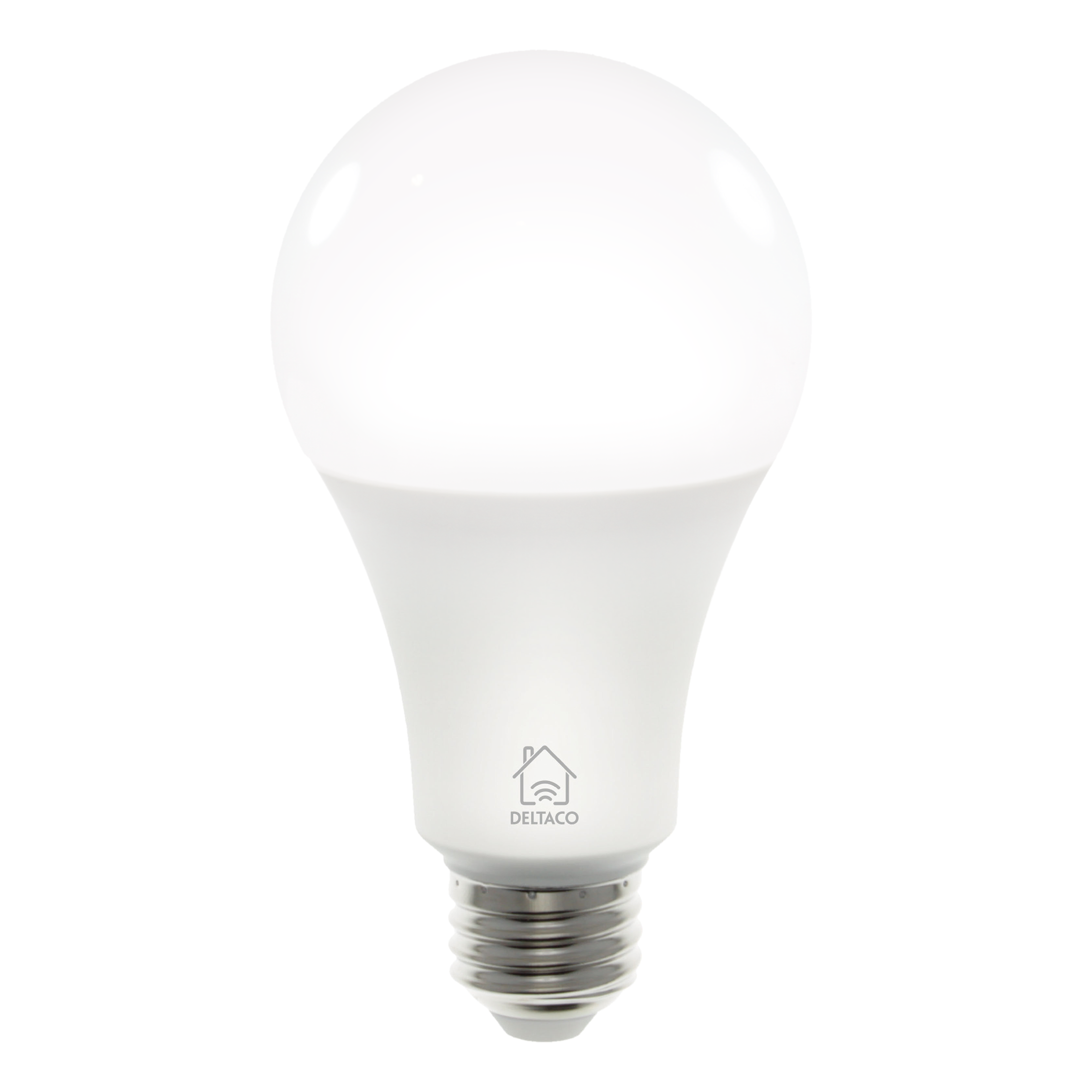 DELTACO Smart Bulb E27 LED Bulb 9W 806lm WiFi – Dimmable White LED Light