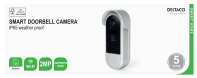 DELTACO Smart Home Doorbell Camera, 2MP, 1080p, WiFi, IP65