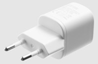 DELTACO USB-C Wall Charger with EU Socket, PD, 9 V/2.22 A, 20 W