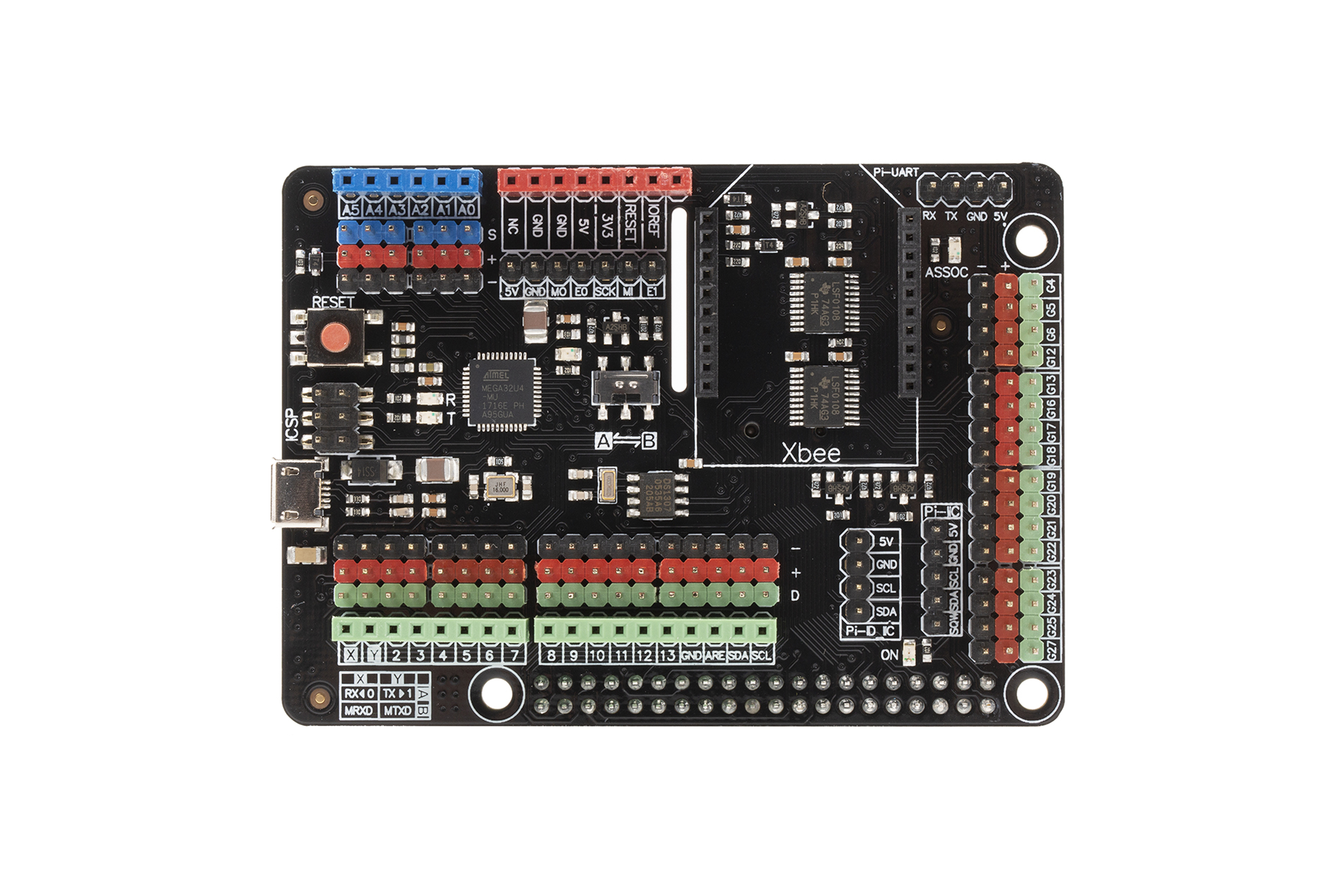 Arduino Shield voor Raspberry Pi B+/2B/3B