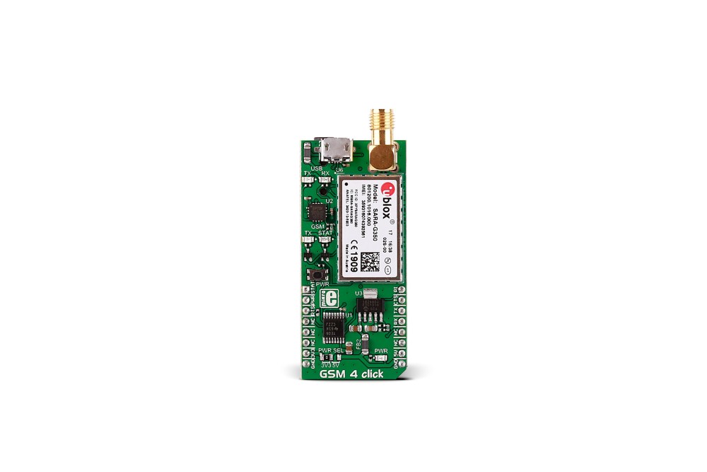 GSM 4 CLICK CELLULAR BOARD, MIKROE-2388