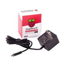 Officiële zwarte Raspberry Pi 5,1V/3A-voeding USB-C voor VS