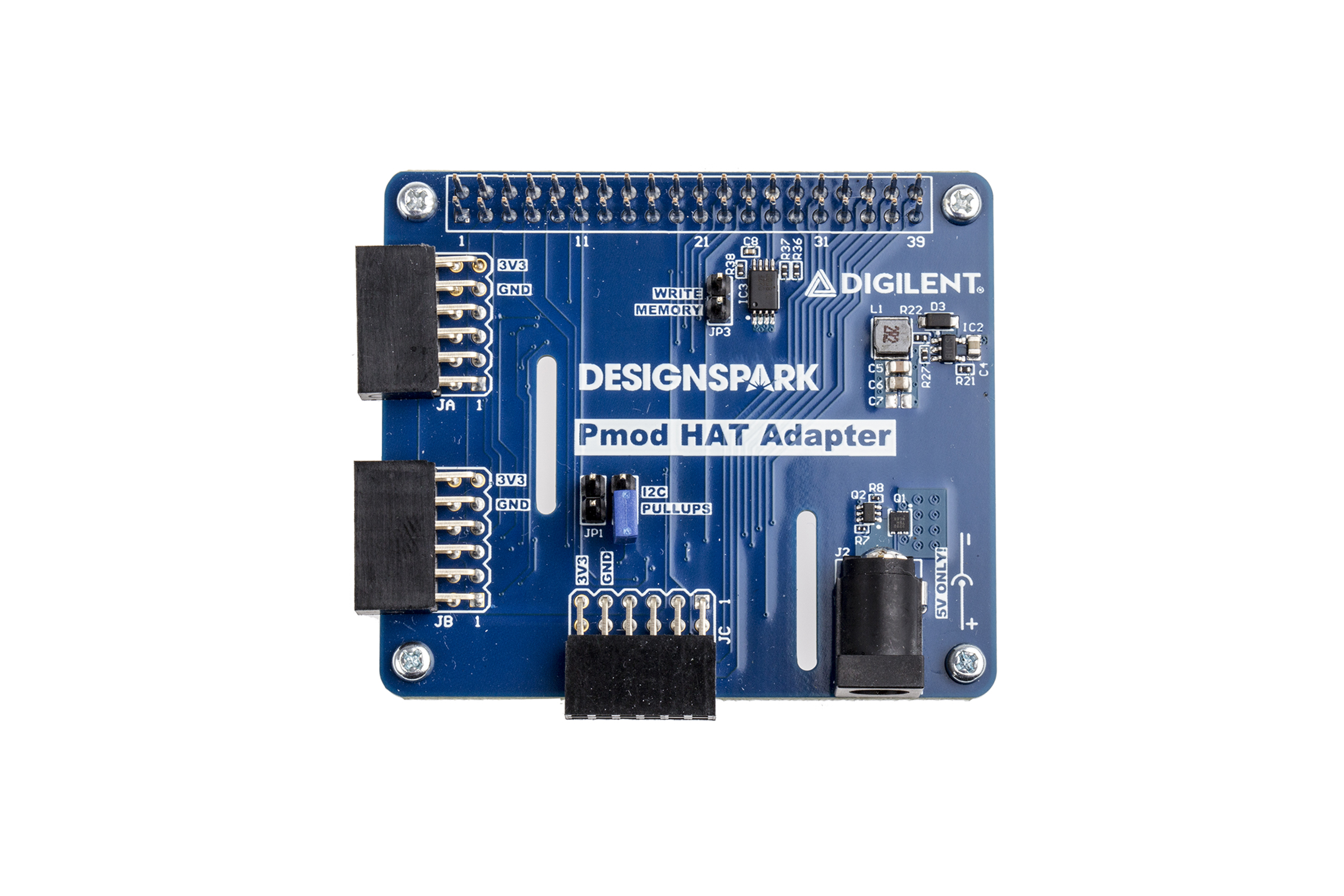 New Pmod HAT Adapter For Raspberry Pi