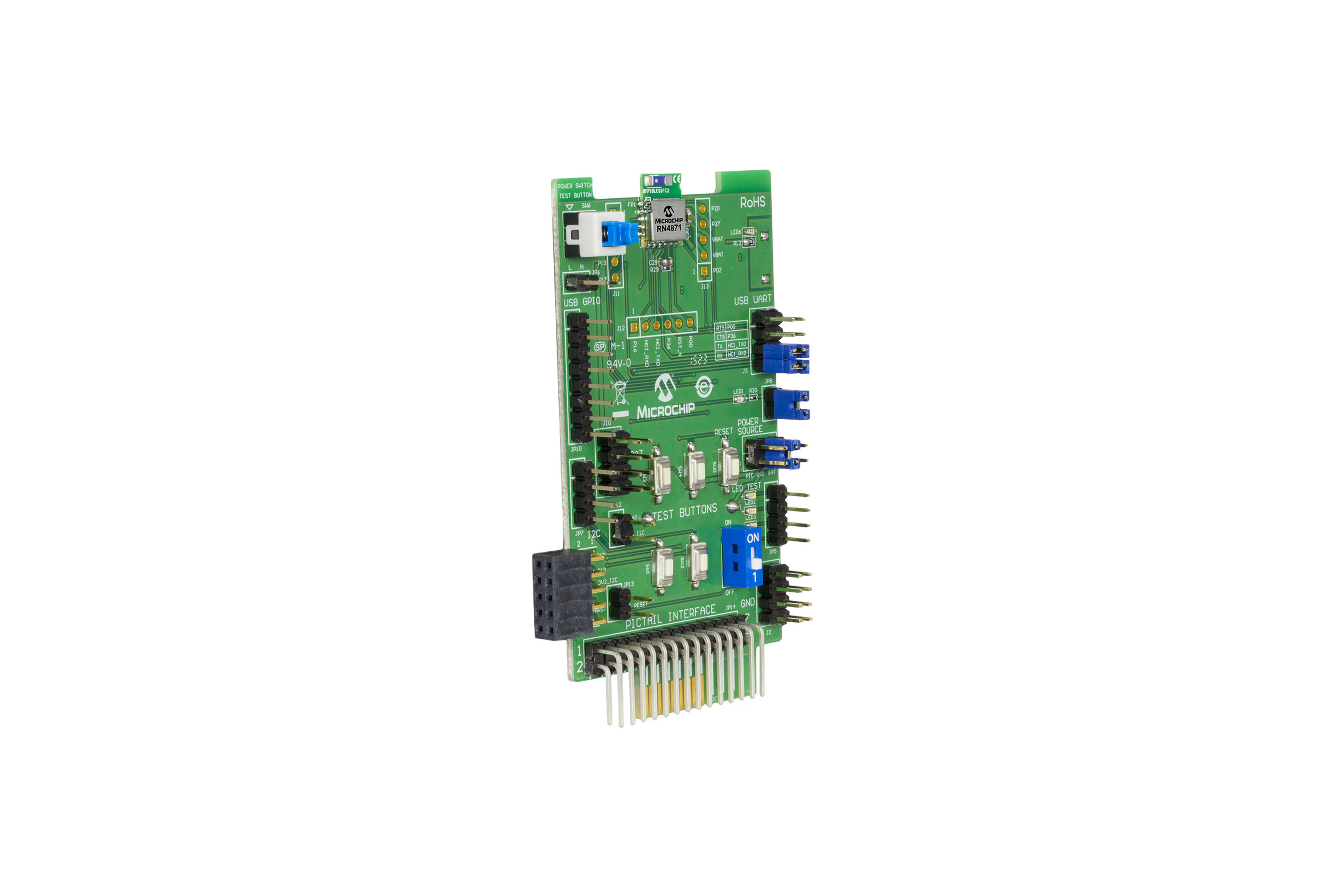 RN4871 Bluetooth 4.2 Pictail Plus Board