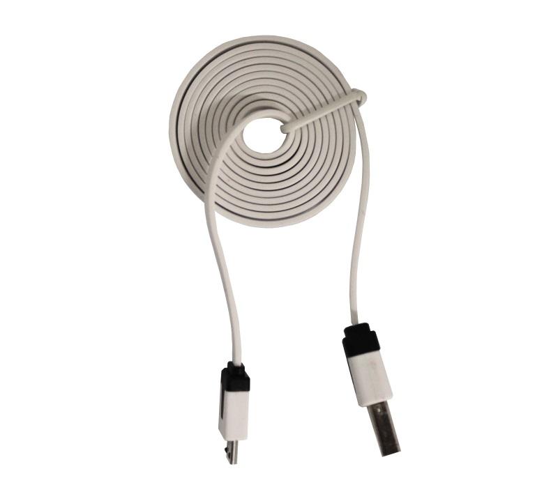 1m USB Type-A to Micro-B USB Noodle Cable