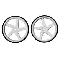 Kitronik Pair of 5 Spoke Wheels for Servo Motor - White