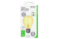 DELTACO Smart Bulb E27 LED Bulb 5.5W 470lm A60 WiFi - Dimmable White LED Light