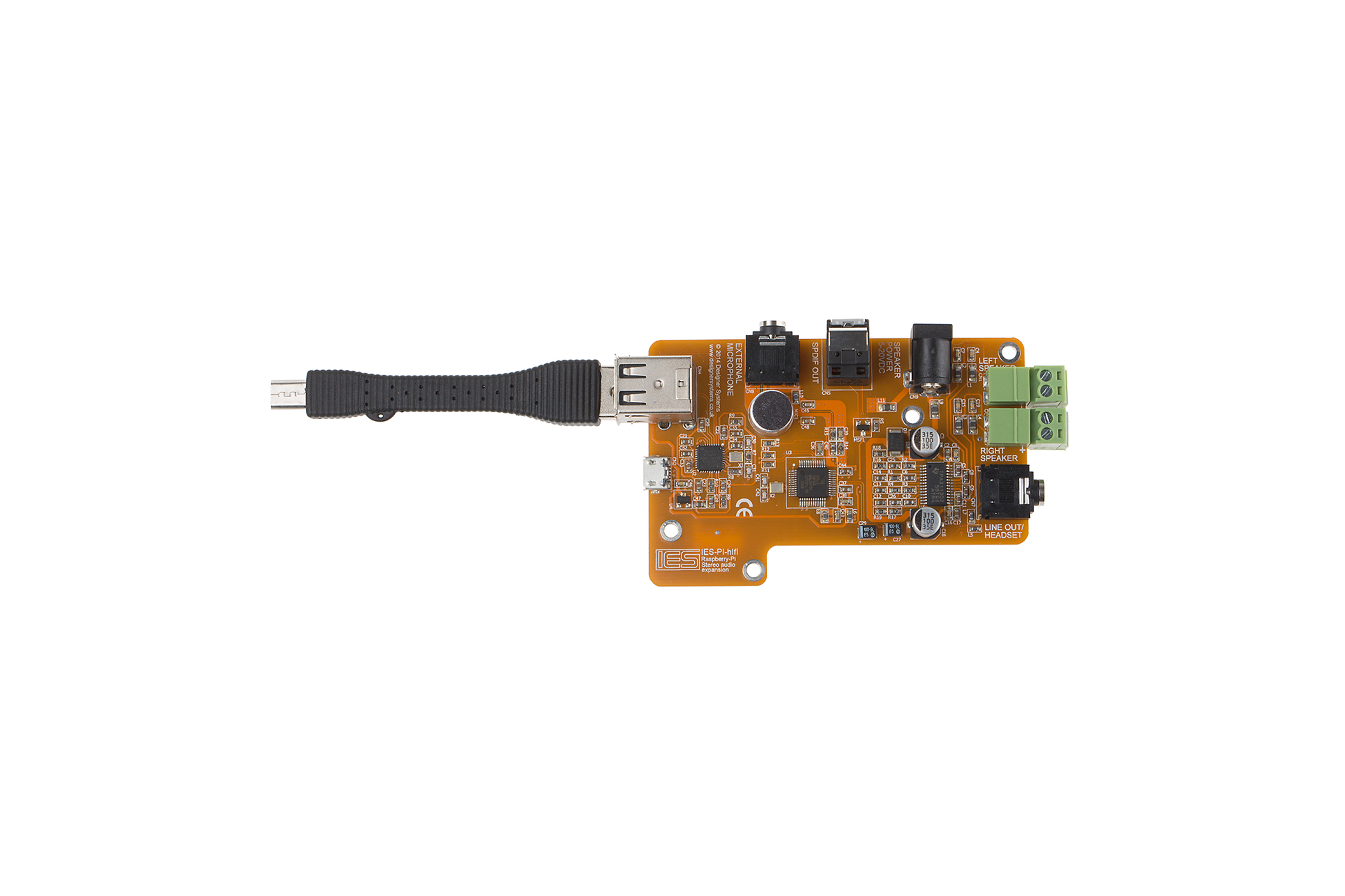 Pifi Stereo Expansion Board - Pi