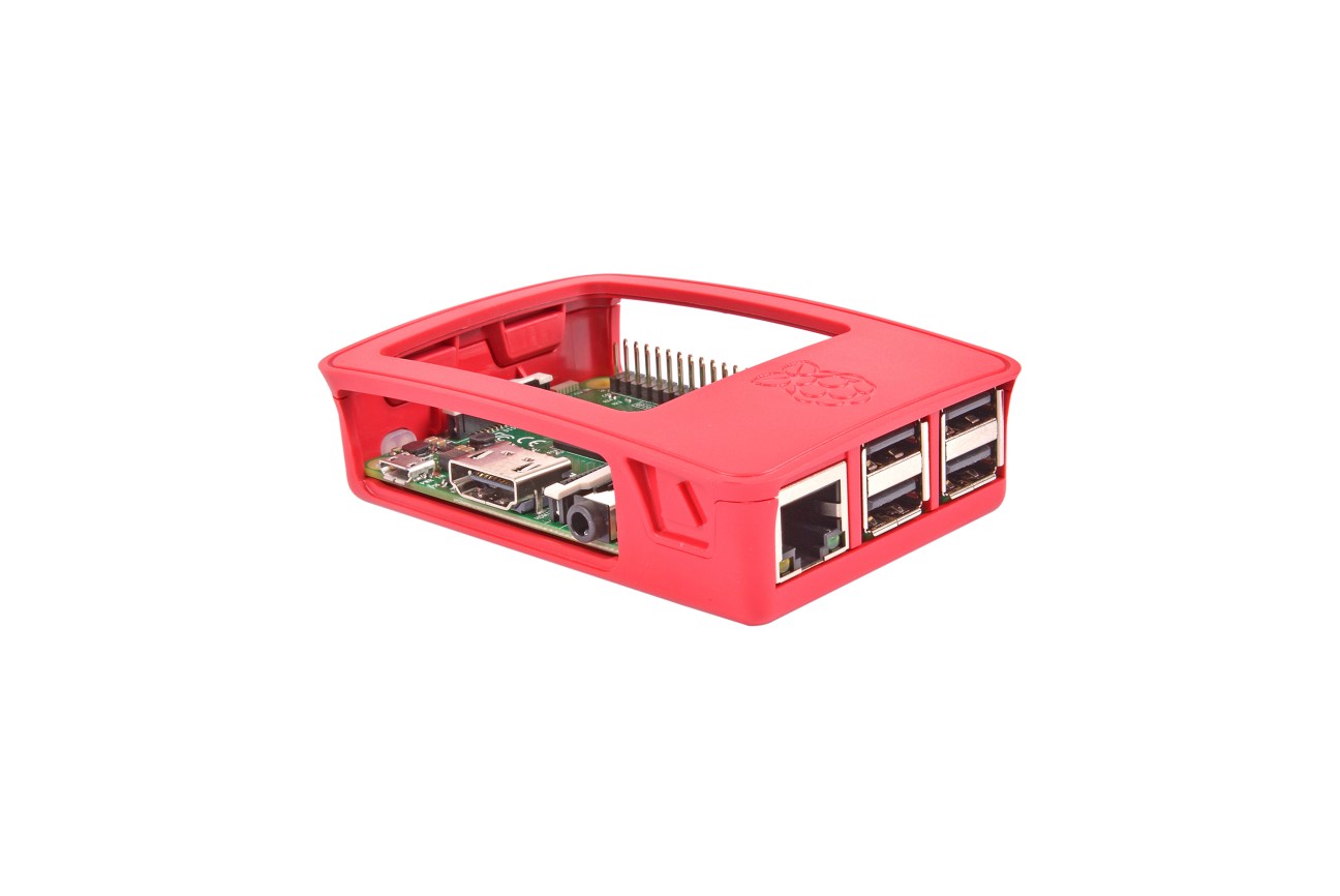 Official Raspberry Pi 3 Model A+ Red & White Case | The Pi Hut