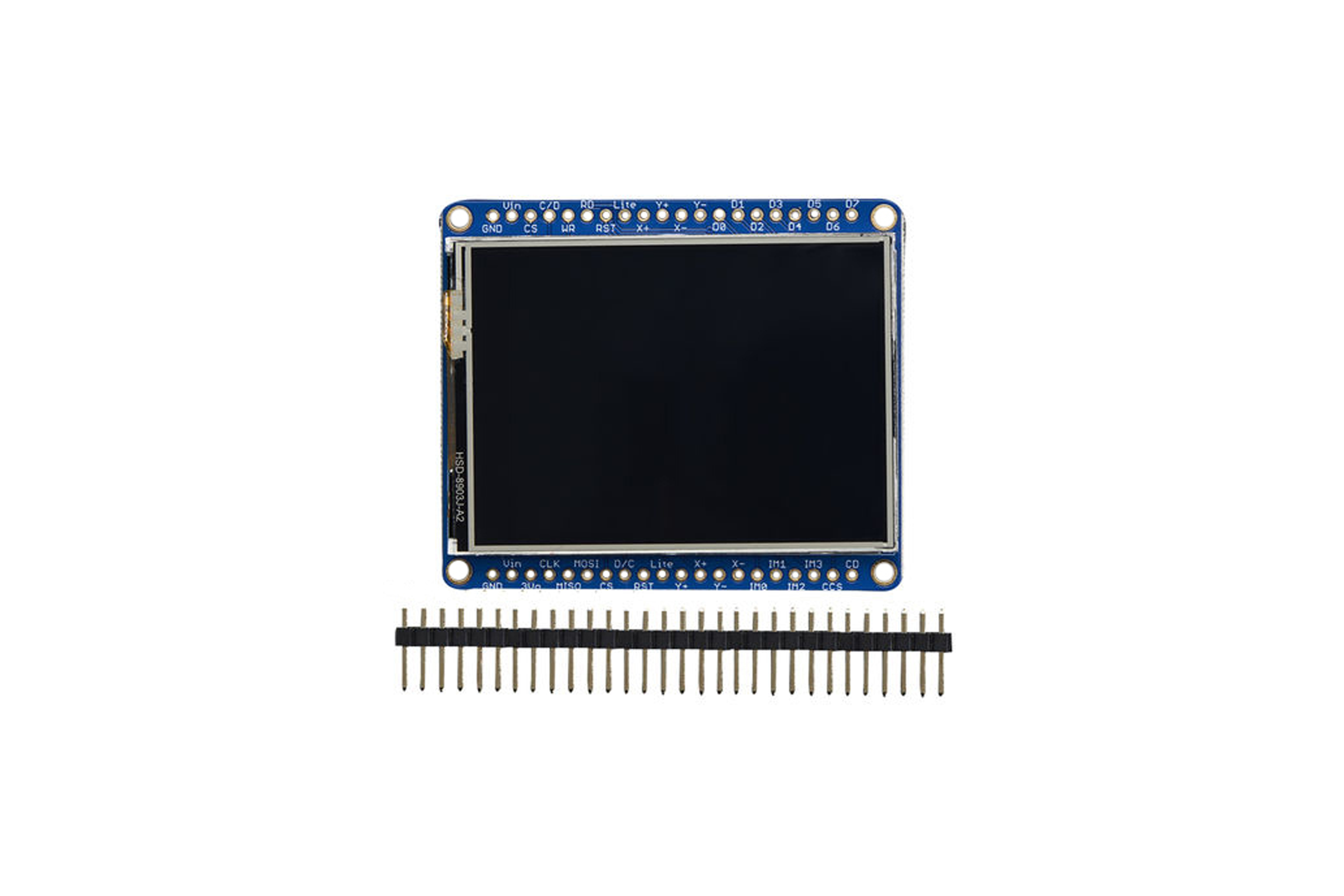Adafruit 2.4" Tft Lcd With Touchscreen Breakout W/MicroSD Socket - Ili9341