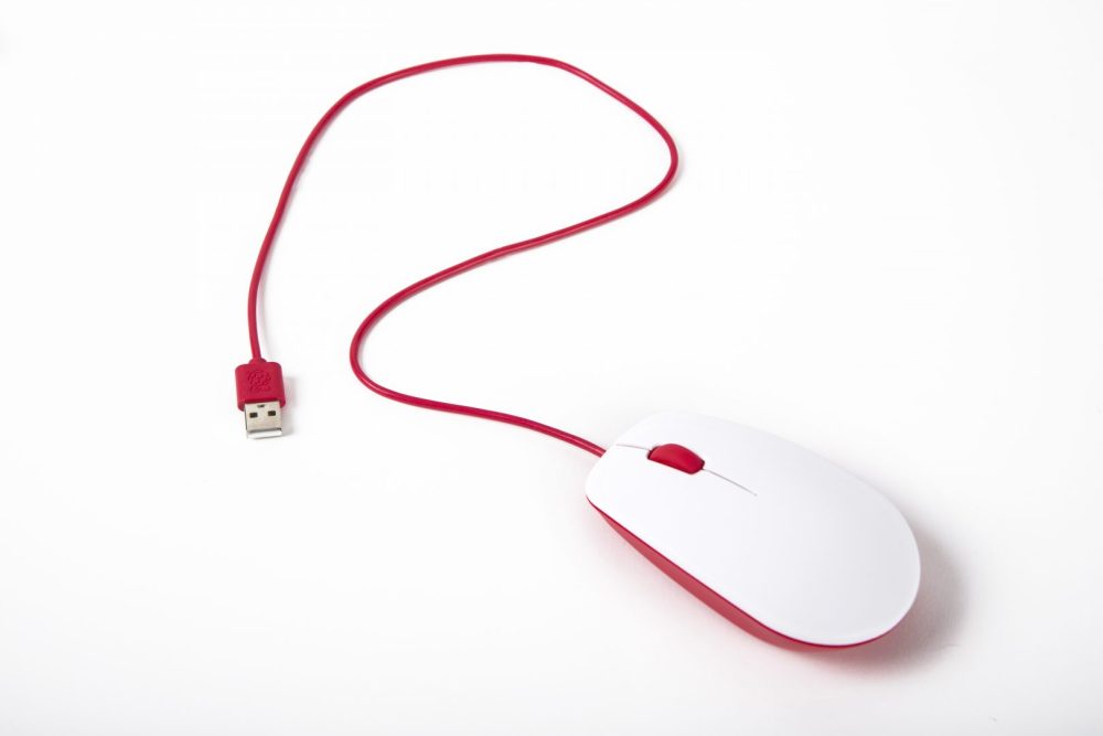 Raspberry Pi Mouse Red/White
