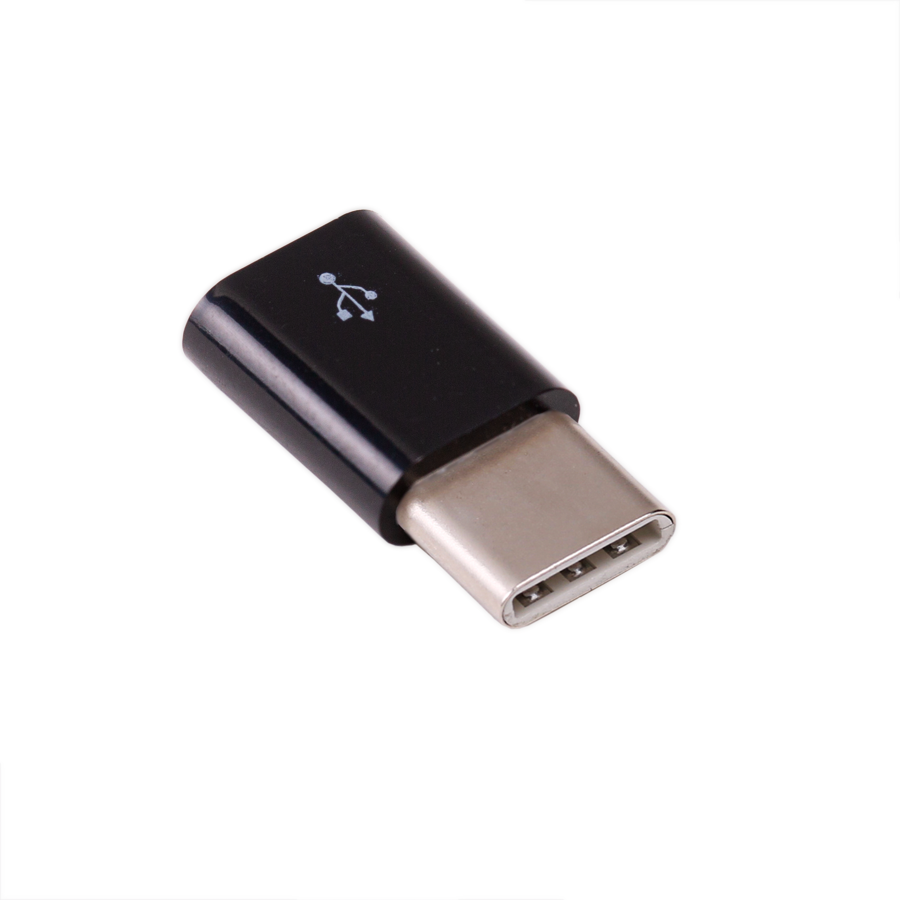 Official Raspberry Pi Micro-USB-B To USB-C Adapter In Black