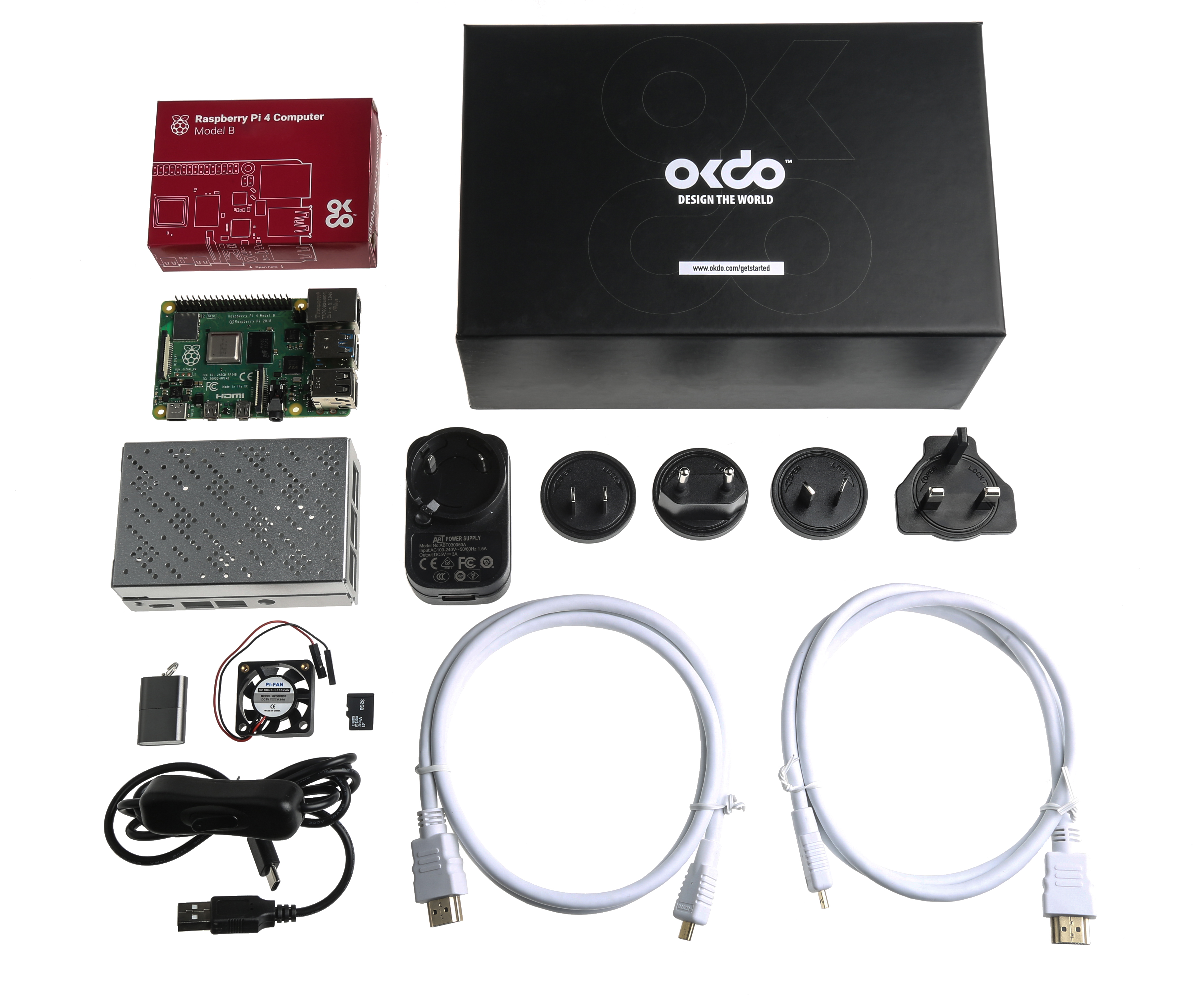 OKdo Raspberry Pi 4 8GB Model B Starter Kit - OKdo