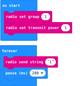 transmitter makecode for micro:bit