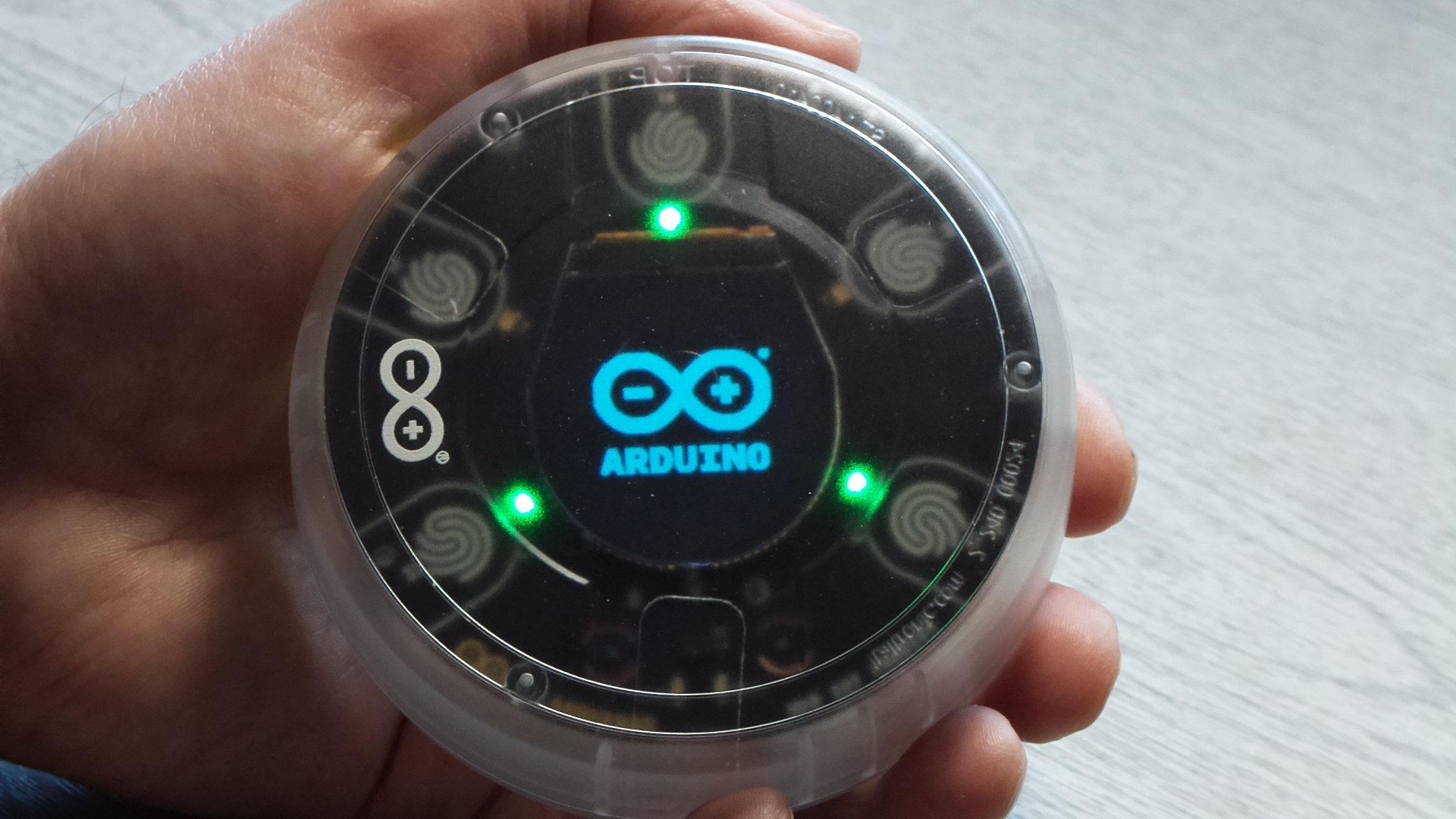 opla displaying arduino logo