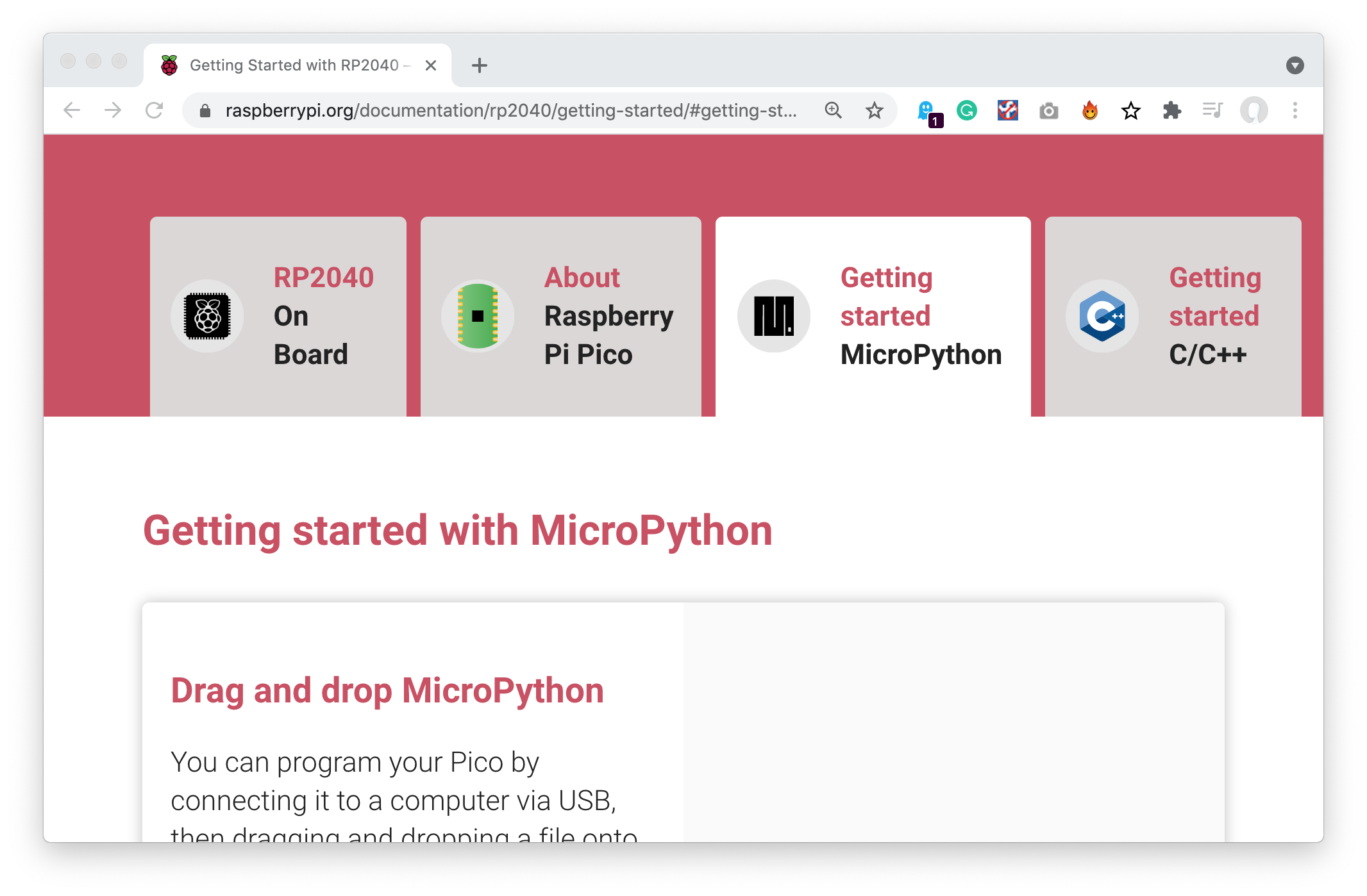 getting started with micropython and raspberry pi pico