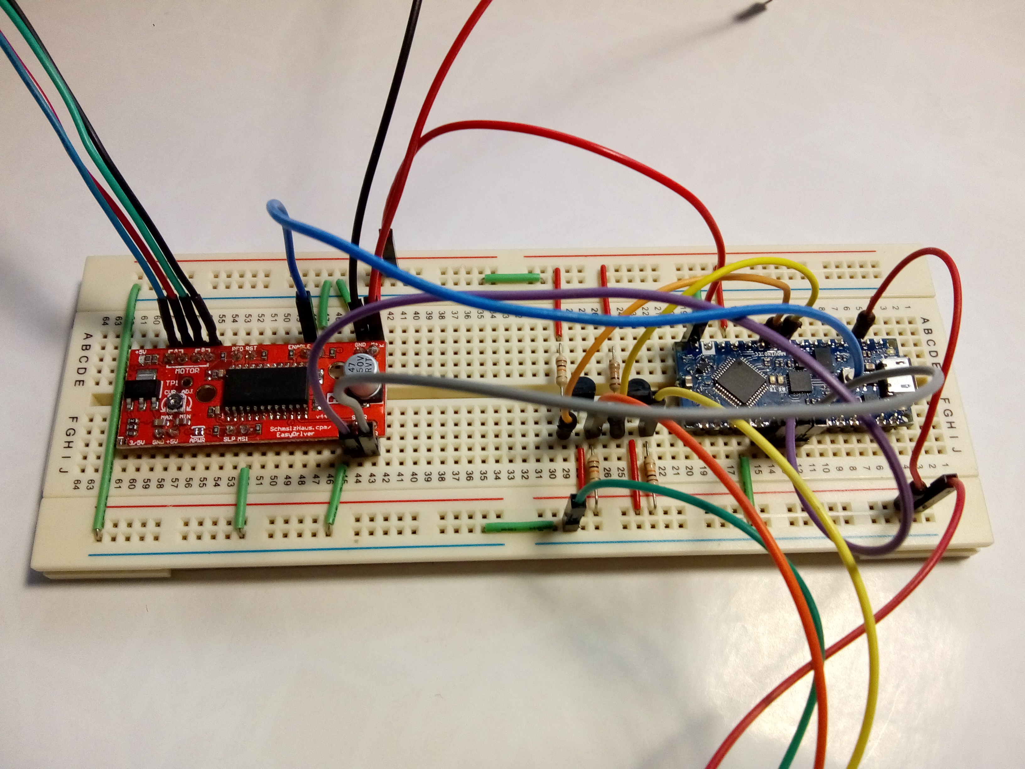easydriver arduino nano circuit