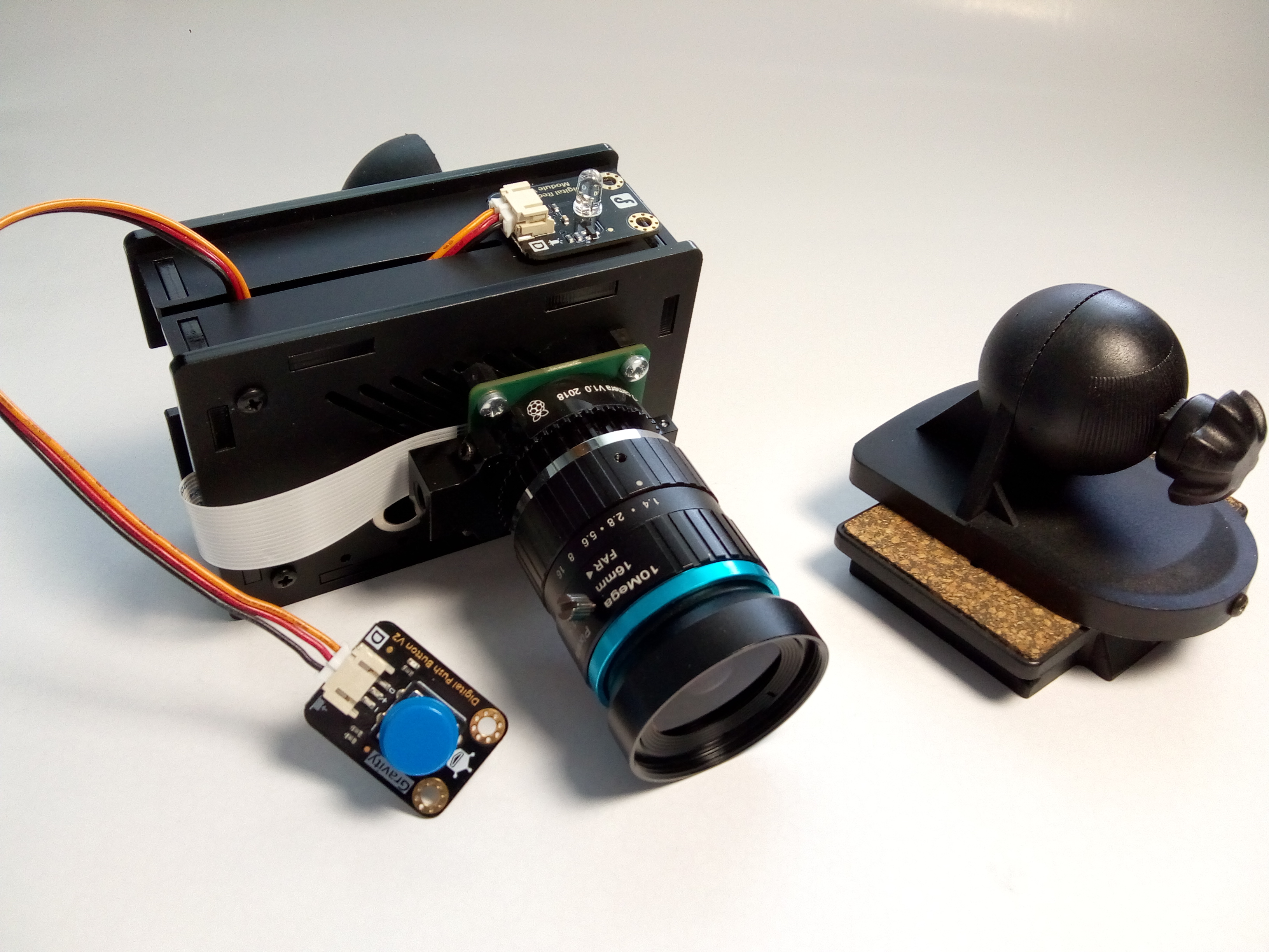 assembled raspberry pi high quality camera