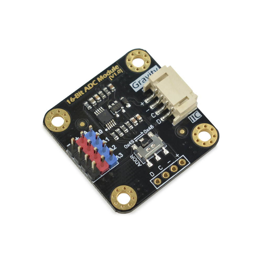 DFRobot Gravity: I2C ADS1115 16-Bit ADC Module (Arduino & Raspberry Pi Compatible)