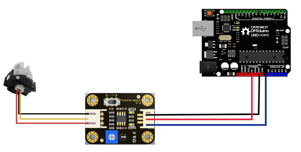 DF Robot Gravity: Analog Turbidity Sensor For Arduino