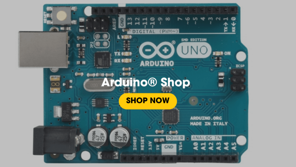 Image leading to the Arduino Shop on OKdo