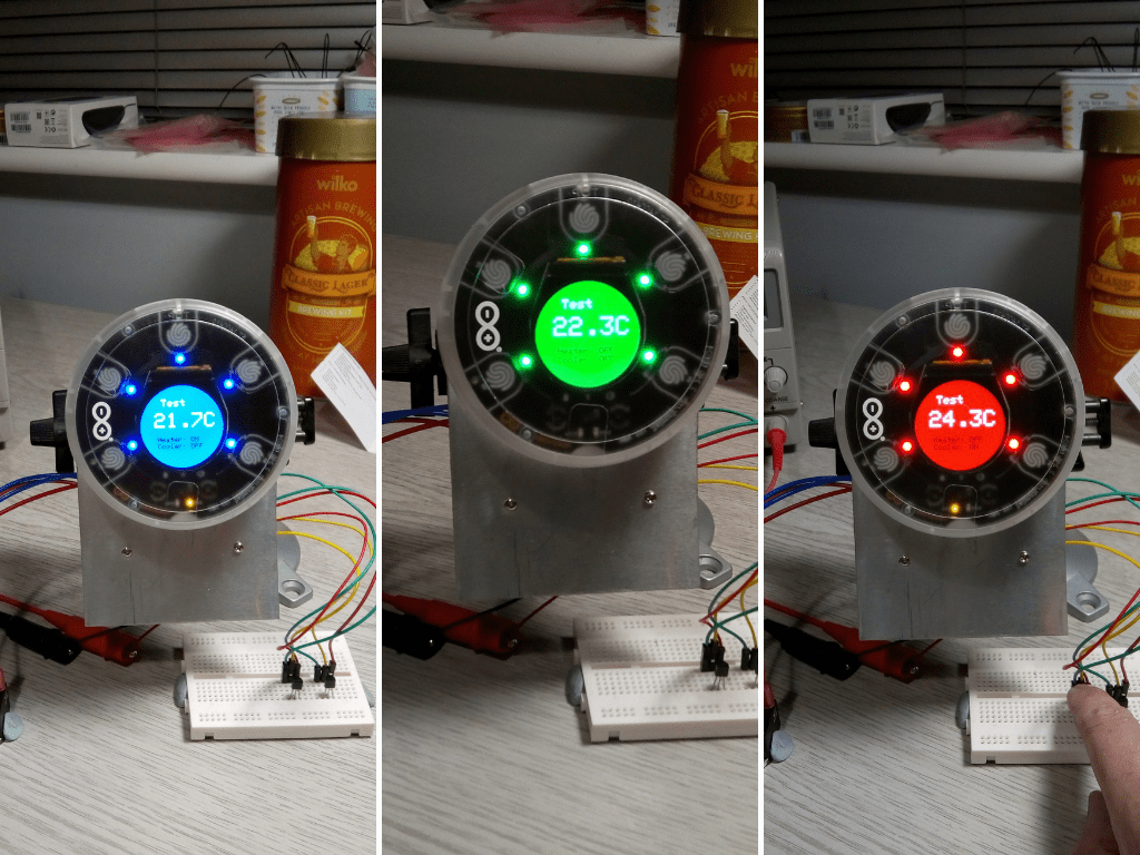 Arduino Opla used in OKdo home brewery beer project