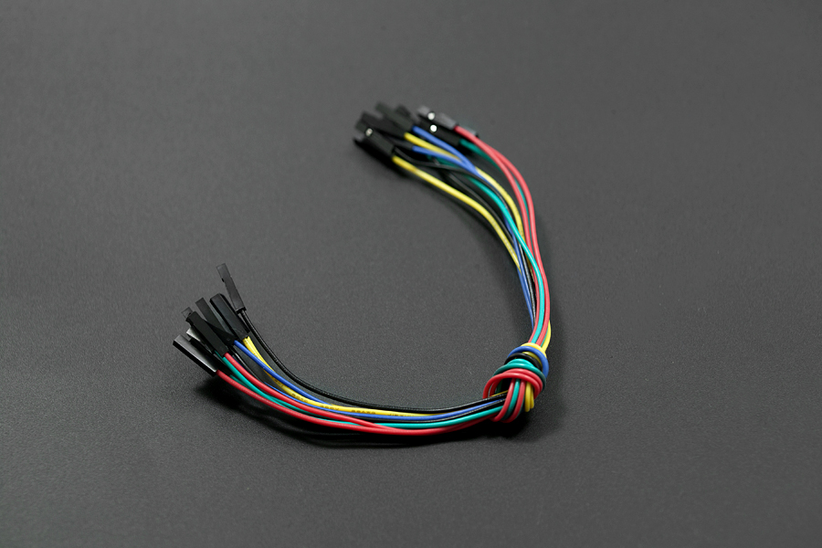 DFRobot Jumper Wires F/F 9" (22cm) 40 pack
