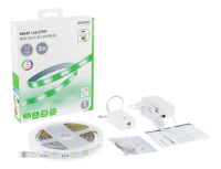 DELTACO Smart LED Strip Lights 3M WiFi - White & RGB Light