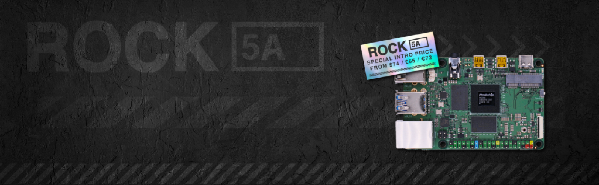 ROCK 5A sign up page banner