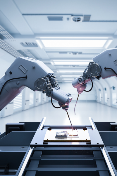 AI robotic arms in smart manufacturing